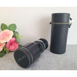Soligor 200mm F3.5 Telephoto Prime Lens for MD MC‎ Mount SLR Cameras with Case